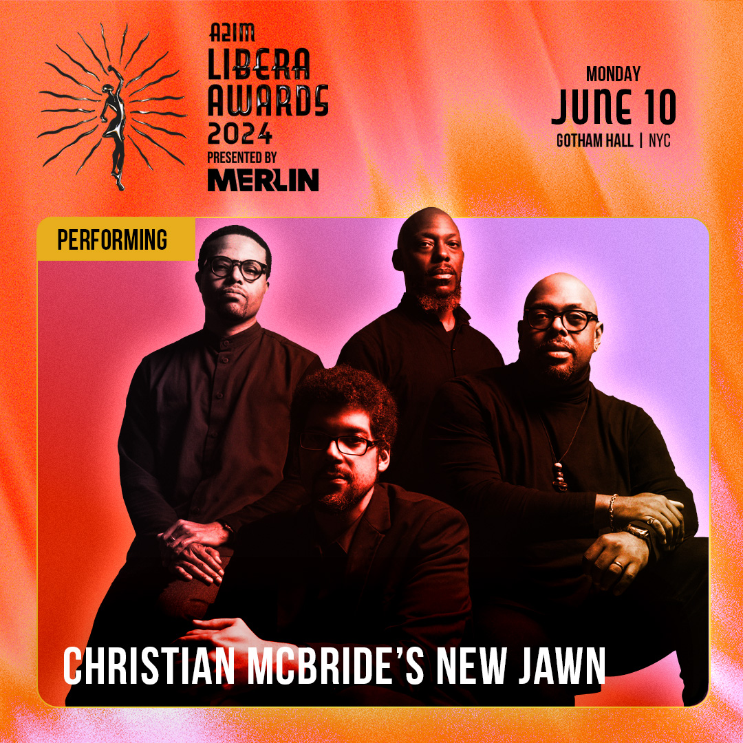Next up on our 2024 Libera Awards Performer spotlight lineup is Christian McBride's New Jawn of @MackAvenueMusic 🎼 @mcbridesworld is an eight-time GRAMMY-winning bassist, composer, and all-star quartet bandleader 🎷 We can't wait to be blown away by their sound this June!
