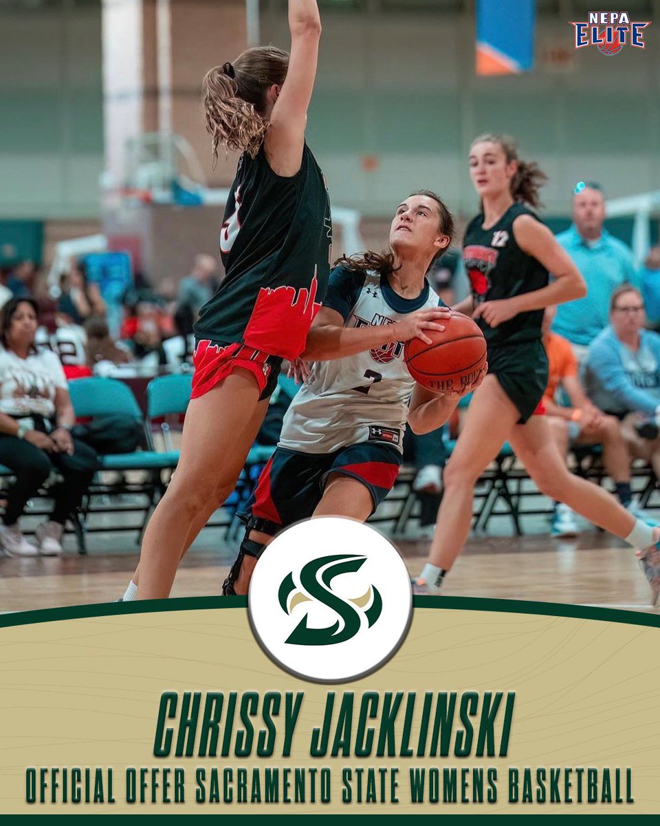 NEPA_Elite's tweet photo. 👏 Congratulations to Chrissy Jacklinski for receiving an official offer from Sacramento State Womens Basketball! https://t.co/53CFvpD3XS