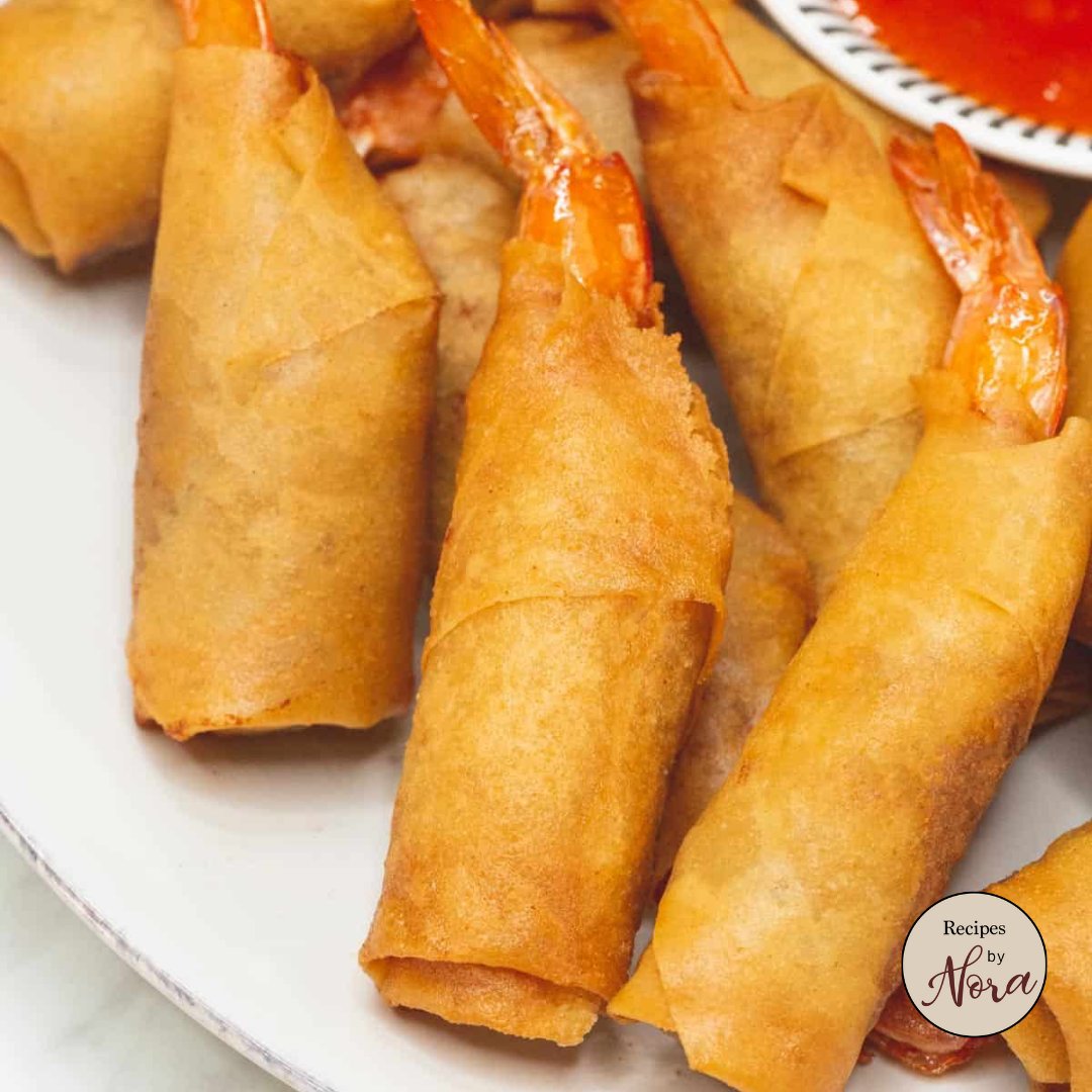 recipesbynora's tweet photo. Shrimp Lumpia is a delicious spin on the classic Filipino spring roll, with a combination of shrimp and meat wrapped in a light, crispy shell. It's a simple yet satisfying treat, perfect for any occasion!

✅ PRINTABLE recipe at: https://t.co/xVC0XWc3F3 https://t.co/yhyxnwrz9B