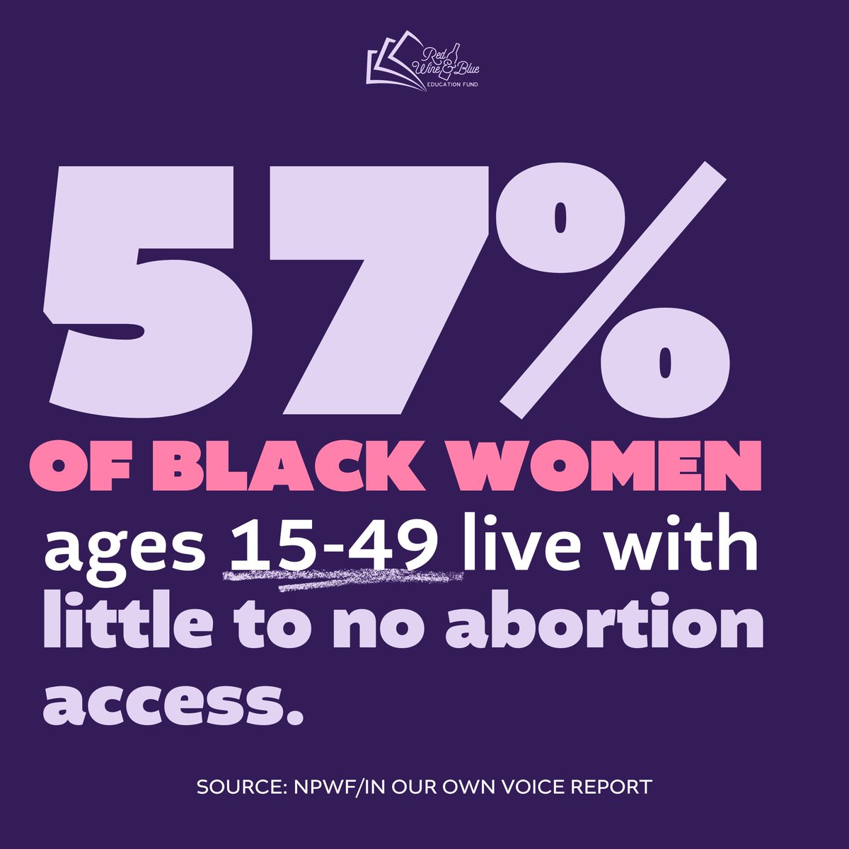 Due to recent abortion bans, more than half of all Black women have NO access to abortion care. And as we've learned, abortion care is so much more than abortion and affects all aspects of reproductive healthcare. This puts their lives at risk. nbcnews.com/news/nbcblk/57…