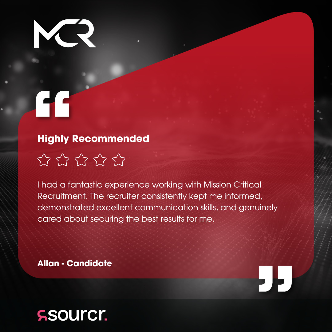 Our recruiters go above and beyond to provide the highest level of service for candidates and clients alike.

Looking to work with market-leading companies in the industry? Connect with us ⤵️
missioncriticalrecruit.com/contact-us

#Recruitment #TalentAcquisition #CandidateExperience