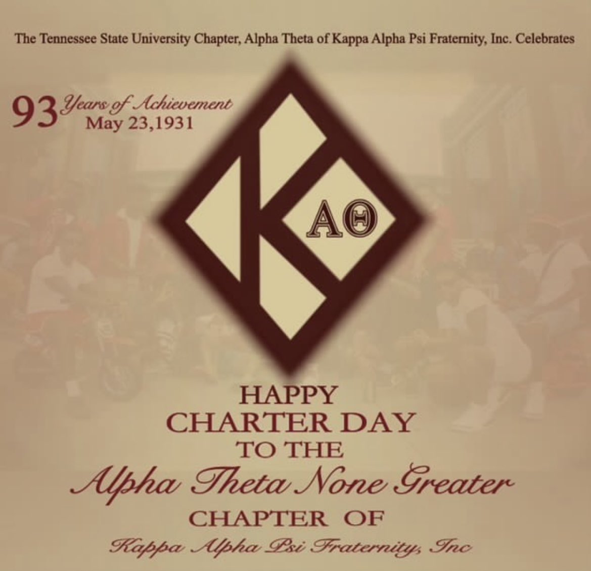 Happy Charter Day to the greatest chapter of the greatest fraternity in the world. 
instagram.com/p/C7U05q7PZFp/…

👌🏿 #alphathetanonegreater #atng