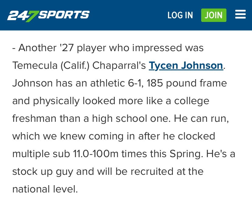 Thank you for the write up <a href="/GregBiggins/">Greg Biggins</a> and the opportunity to compete! <a href="/chaparralpumafb/">Chaparral Puma Football</a> <a href="/CoachDeeWR/">D’Vonte McKneely</a> <a href="/Coach_Ramer/">Coach Ramer</a>