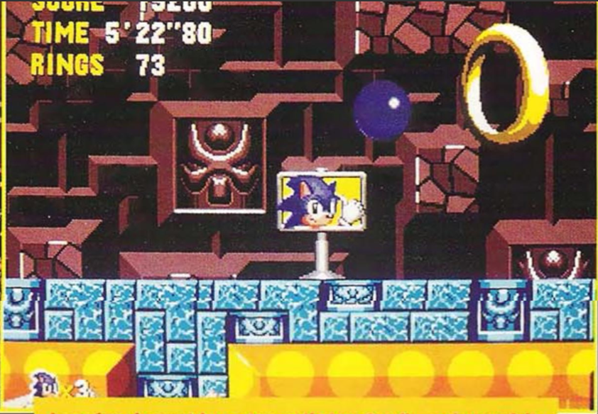 Issue 20 of the French gaming magazine Mega Force features a build of Sonic CD between the v0.51 and 712 prototypes that interestingly has a signpost sprite that isn't seen in any of the dumped prototypes.