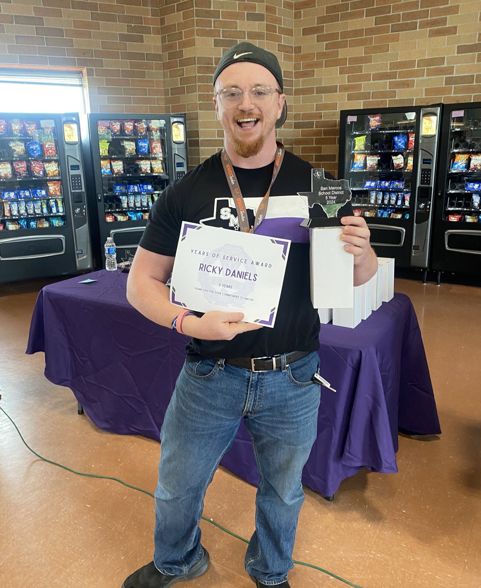 Summer break may have started early for the students, but here at SMHS we were BUSY celebrating our awesome staff for another amazing school year💜🐍 Today’s awards included celebrating years of service and the new adventures some of our staff members are taking🫶🏼 #RattlerUp