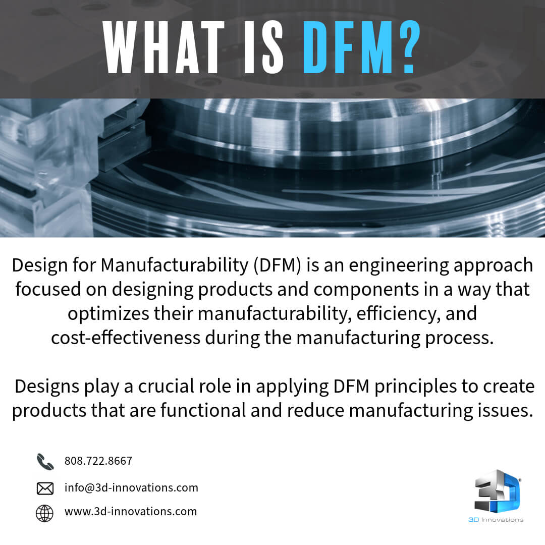 What is DFM?

#3DInnovations #ConceptToProduct #ProductDevelopment #ProductDesign #PrototypeHawaii #Prototype #3DDesignHawaii #CADHawaii #InventionHelp #Manufacturing #3D Printing #3DDesign #PlasticDesign  #InjectionMolding #CompositeDesign #3DCAD #DFM #DesignForManufacturability