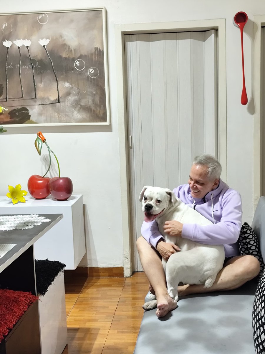 Con mi #TadeoArcángel 🐶 Todo está bien. 🙏 Amor Incondicional.