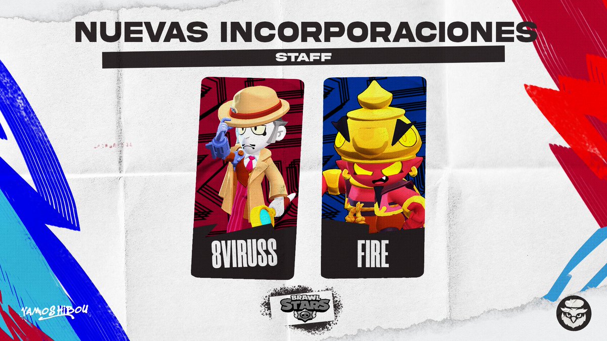 #BrawlStars | NUEVAS INCORPORACIONES

🦉Damos la bienvenida a:
🇦🇷 <a href="/SarkGFX/">fran</a> 
🇧🇷 <a href="/Firezz07/">Fire :)</a>
🇧🇷 <a href="/8Viruss_/">8Viruss</a> 

Bora pra cima 💙🤍❤️