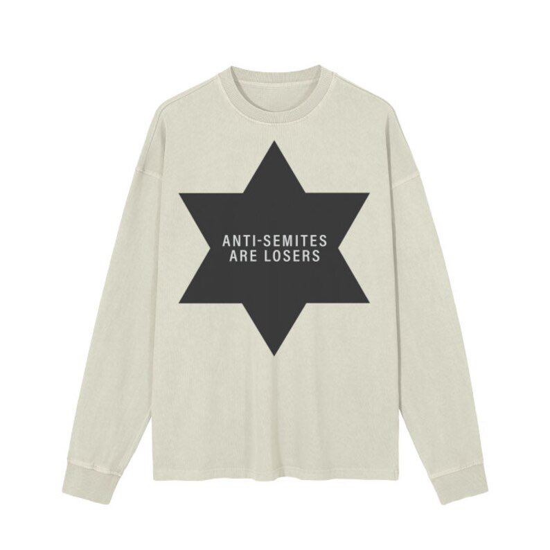 SHOP: artistjanerubin.etsy.com/listing/172214…

#fashion #style #clothingline #longsleeveshirt #wearableart #shop #graphictee #tshirts #stophate #stopantisemitism

SHOP: artistjanerubin.com