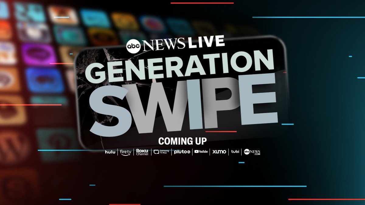 COMING UP: Stream “Generation Swipe,” a deep dive into the new era of social media regulation, and what young people want the future of scrolling to look like, at 8:30PM on @abcnewslive, and tomorrow on @hulu.