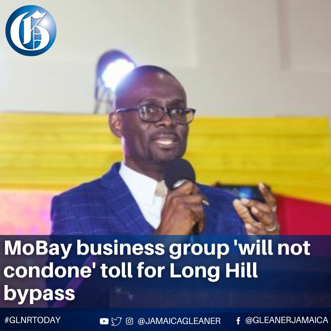 The Montego Bay Chamber of Commerce and Industry Oral Heaven has signalled that it is fighting against attempts by the authorities to include a toll on the Long Hill bypass in St James. Read more: jamaica-gleaner.com/article/news/2… #GLNRToday