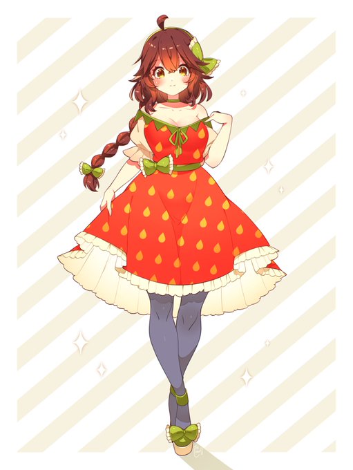 「blush red dress」 illustration images(Latest)