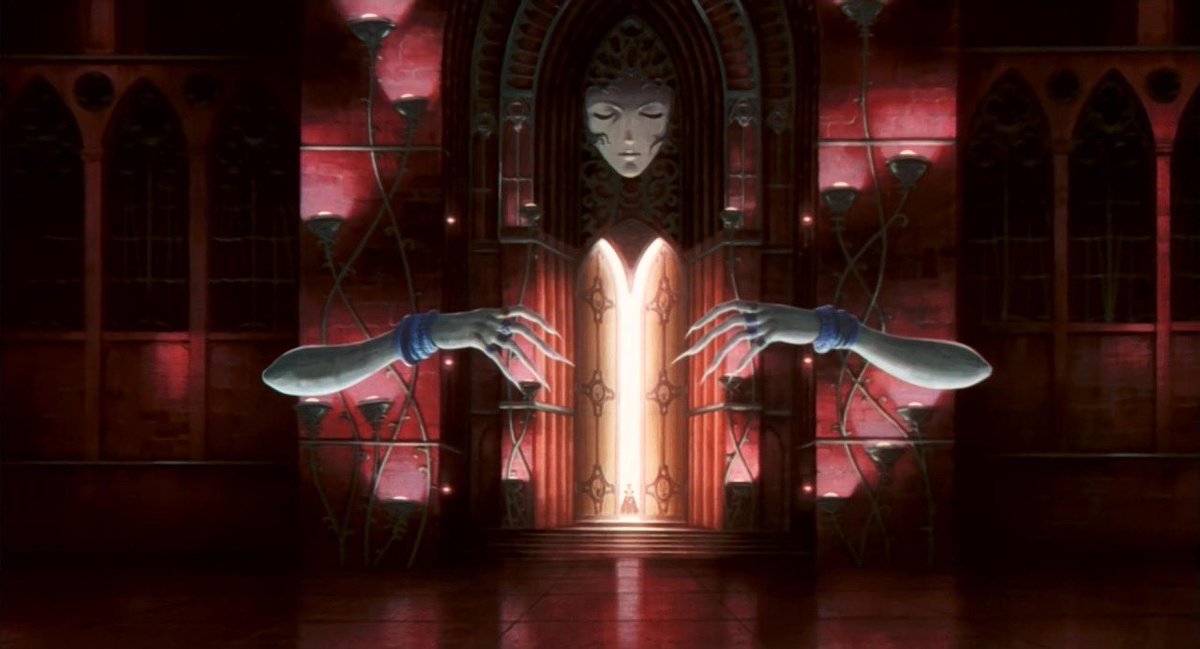 Vampire Hunter D: Bloodlust background art by Japanese artist Yūji Ikehata (2000)