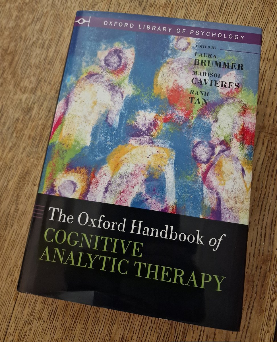 So thrilled this arrived today .... Huge thanks to @RJPT2010 & colleagues for this remarkable volume of #cognitiveanalytictherapy literature & so honoured to share a chapter on #workingalongside #youngpeople @CATScotland1 @CatalyseC @ICATA7 @YouthCAT1 @Assoc_CAT @clujinmyheart