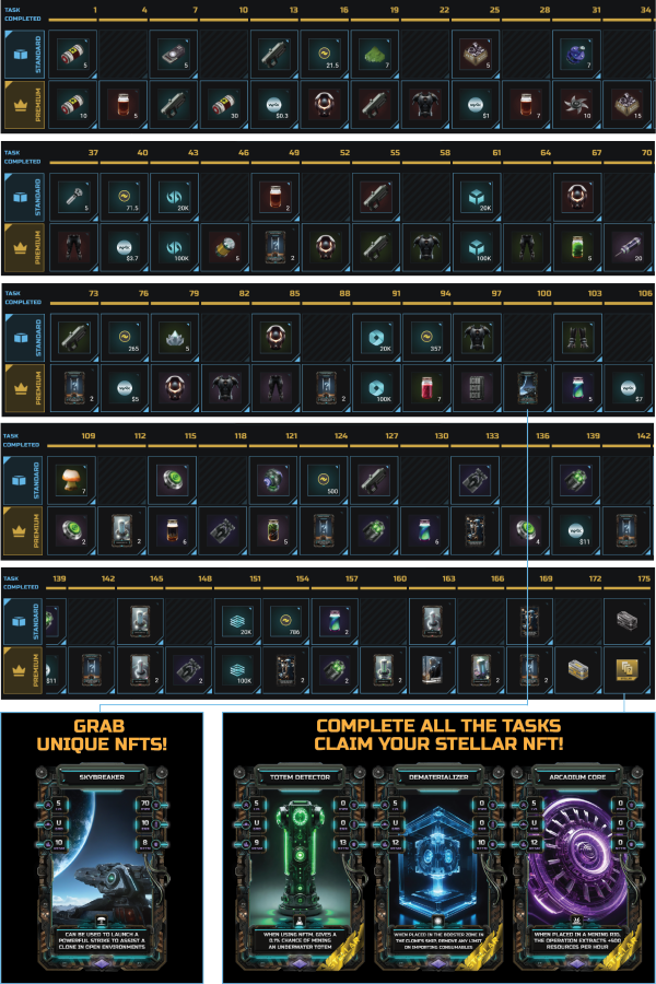 NFTBattleMiners's tweet photo. 💥 #ShadowDepths 💥 Season 5 💥 
 💥 BIOCLASS WARFARES 💥 
 ……is coming!

Plenty of goodies waiting for you!
💥 @bananocoin integrated
💥 Unique #NFT (Skybreaker)
💥 Powerful items (Stellar NFTs)
… and more!

👀 ⛓️ 
https://t.co/i7lXW6Ft57

#NBM https://t.co/60exGLD3Do