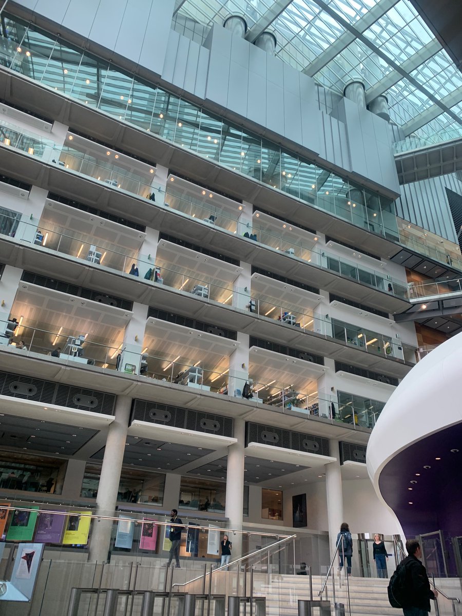Today I got to check off an item on my scientific bucket list, visiting @TheCrick. Inspiring architecture matched by inspiring chembio platforms being developed by @Jake_T_Bush and colleagues, thanks for taking time to share your science.
