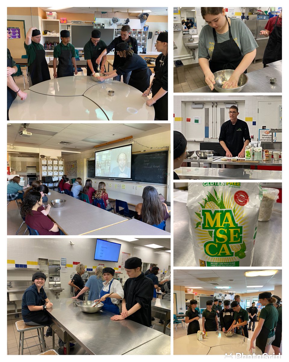 2 amazing days. 4 cooking sessions. 5 high schools. Thank you to Chef Andrew from <a href="/GrowingChefsON/">Growing Chefs! ON</a> and Ray John Jr. (Turtle Clan from the Oneida nation) for sharing your expertise and knowledge with our <a href="/alcdsb/">ALCDSB</a> students!!