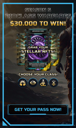 NFTBattleMiners's tweet photo. 💥 #ShadowDepths 💥 Season 5 💥 
 💥 BIOCLASS WARFARES 💥 
 ……is coming!

Plenty of goodies waiting for you!
💥 @bananocoin integrated
💥 Unique #NFT (Skybreaker)
💥 Powerful items (Stellar NFTs)
… and more!

👀 ⛓️ 
https://t.co/i7lXW6Ft57

#NBM https://t.co/60exGLD3Do