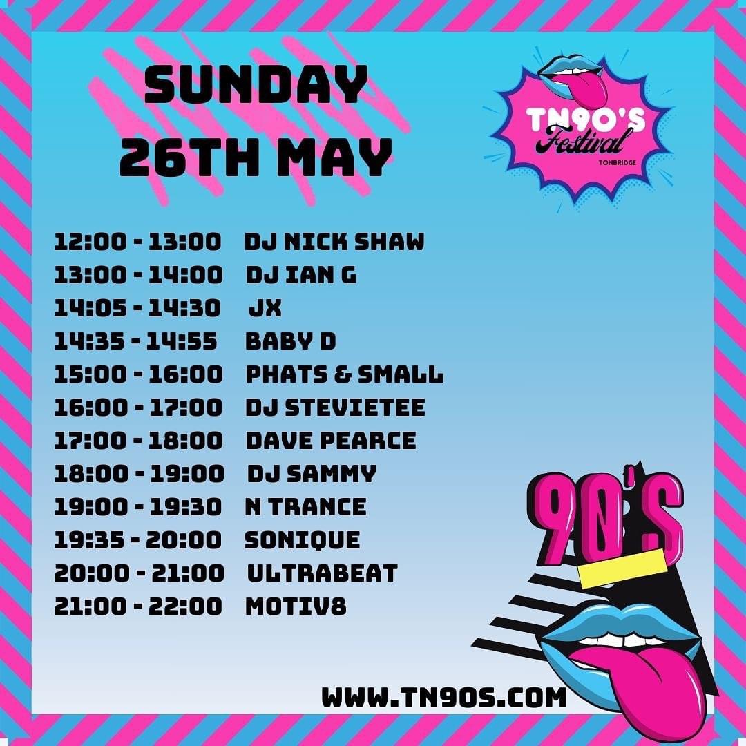 Closing this 90's festival weekender in Tonbridge, Kent on Sunday, 9 -10 pm - see you soon! <a href="/TonbridgeMusic/">TonbridgeMusicWE</a> <a href="/UnfestTW/">Unfest</a> <a href="/Local_and_Live/">Local & Live</a> <a href="/twforum/">tunbridgewellsforum</a> #dancemusic #edm #90smusic