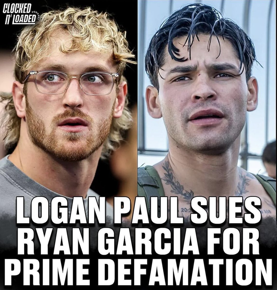 jakeshieldsajj's tweet photo. Logan Paul is suing Ryan Garcia for making fun of Prime

His wife is suing Dillion Danis for exposing her as a whore 

Looks like they are a perfect couple https://t.co/NQoJJjbeu9