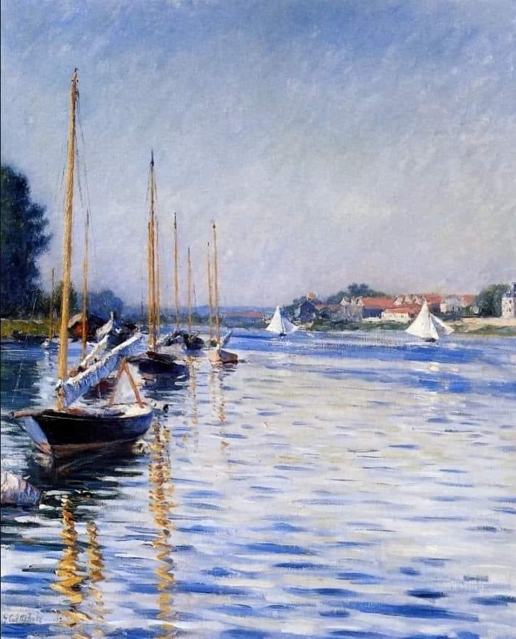 Arteymas_'s tweet photo. Gustave Caillebotte.
Barcos en el Sena 1892. https://t.co/Gqyn6bKNQZ