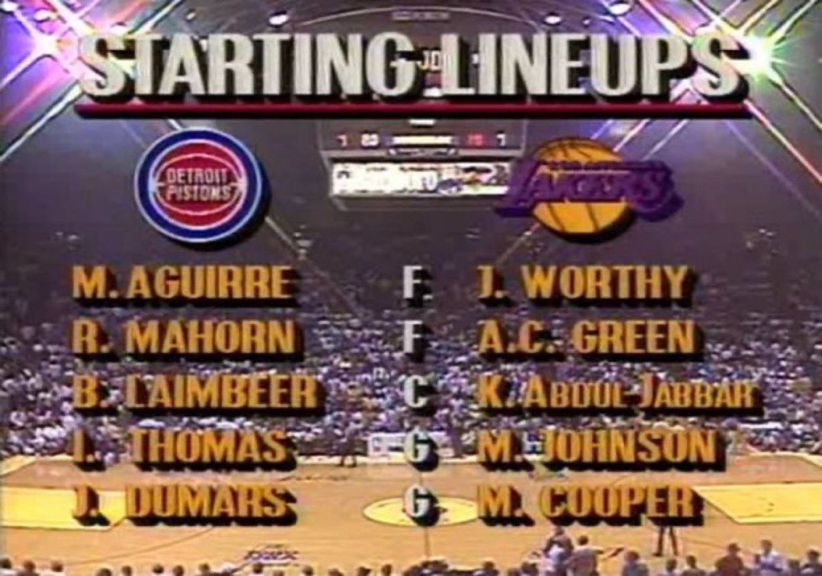 I grew up in this era so my NBA playoff standards are a little goddamn higher.