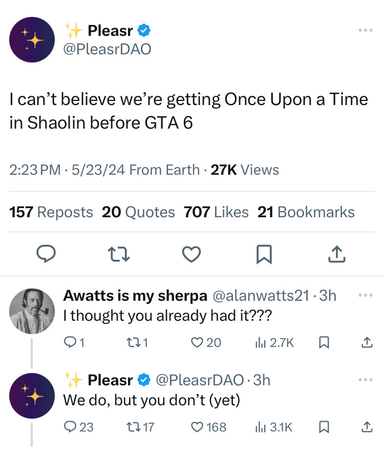 a story in 2 parts. 

$GME 
#GME 
#WuTangisforthechildren