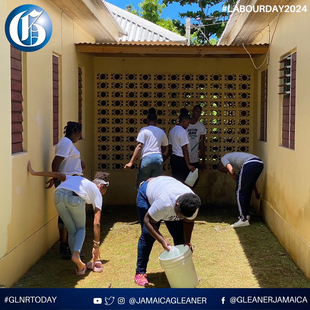 Users of the Fair Prospect Health Centre in Portland will experience a brighter, cleaner environment when they visit as the facility received a well needed facelift today for Labour Day. #GLNRToday #LabourDay2024 📸: Gareth Davis