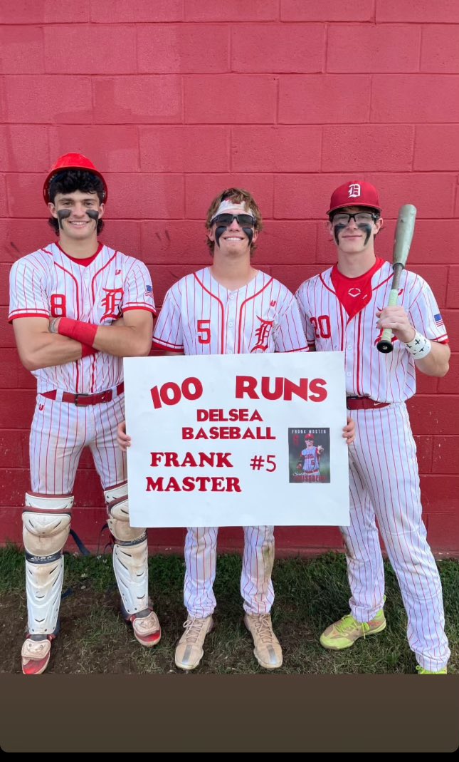 Another day, another milestone! Congratulations to Frank Master on scoring his 100th run of his career. Like I’ve said before, it’s a special group!!