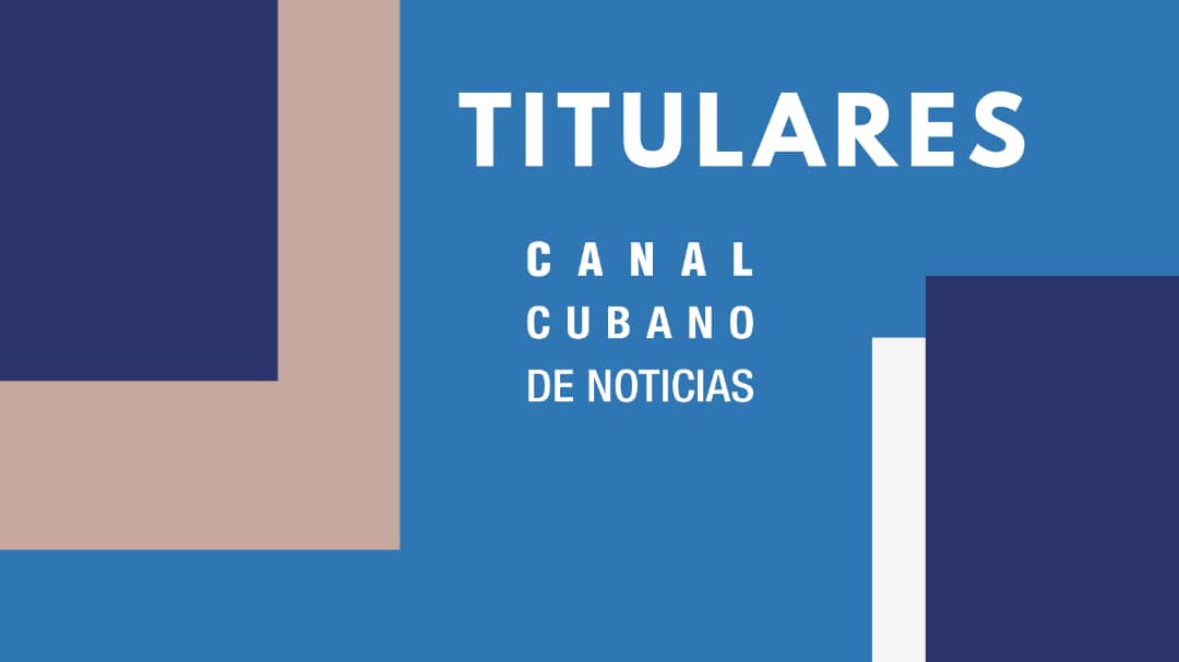 | #Cuba 🇨🇺  #CanalCaribe | 

Titulares del NTV Estelar este 23 de mayo👇: 

🔴 El presidente @DiazCanelB aseguró que Yateras puede ser de los primeros territorios en autoabastecerse de alimentos. Así trascendió en su recorrido por ese municipio guantanamero.