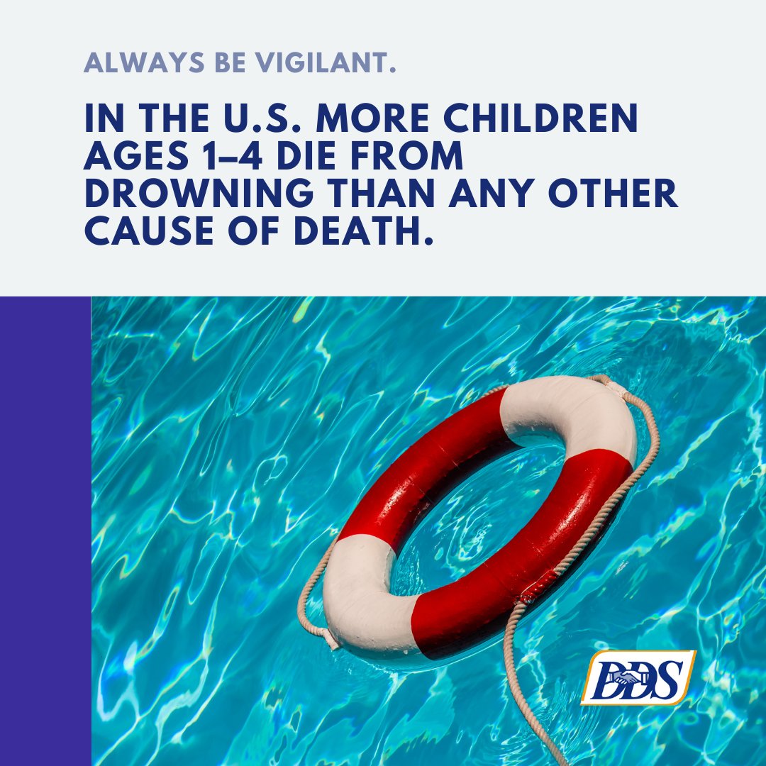 May is #NationalDrowningPrevention Month. Summer months are hot and water activities are one way to cool down. Supervision of kids around ALL water is critical. rb.gy/dcozla #WaterSafety #DrowningIsSilent