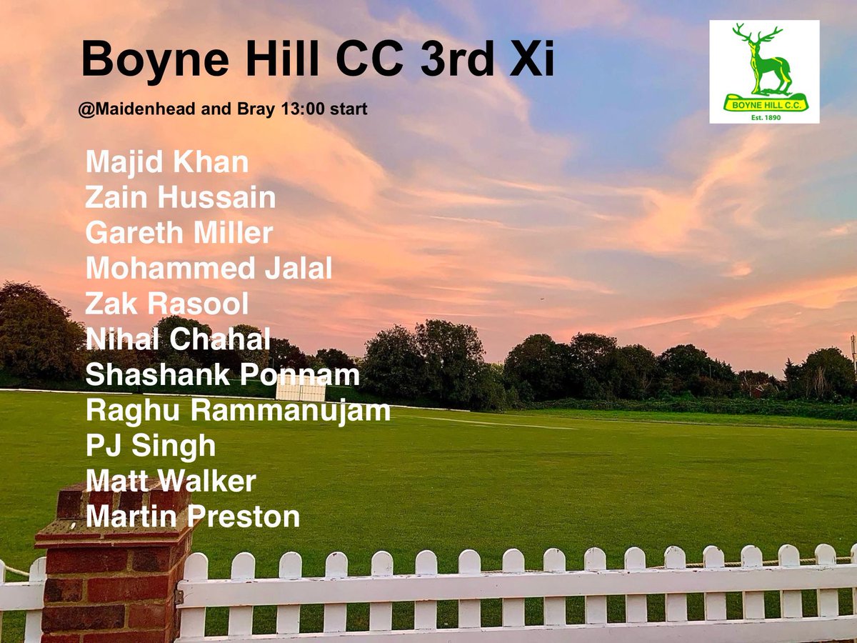 Boyne Hill CC (@BoyneHillCC) / Posts / X