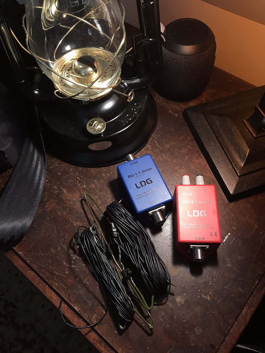 DuncanChaboudy's tweet photo. The latest acquisition for my mobile antenna selection. Behold the random wire and some LDG transformers. Letβs go. #randomwire #ldg #hamradio #hamharder #radio #antenna #amateurradio #comms #communication #pota #sota https://t.co/VSJyuJlCqG