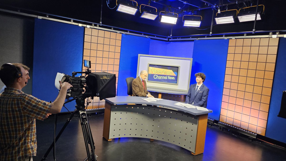 NeedhamChannel's tweet image. We are on the air LIVE for this week's #NeedhamChannelNews!! Watch us at: needhamchannel.org/watch-programs #TheNeedhamChannel #TVNews @TNC_News1