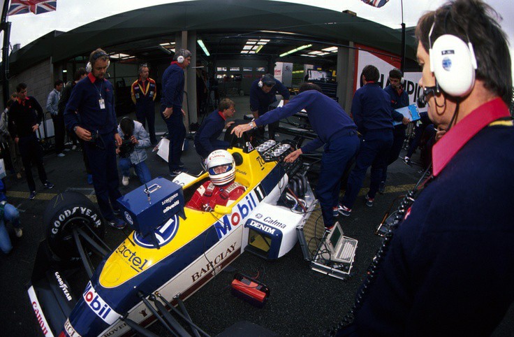 Martin Brundle 1988 Williams - Judd #f1 #Williamsf1