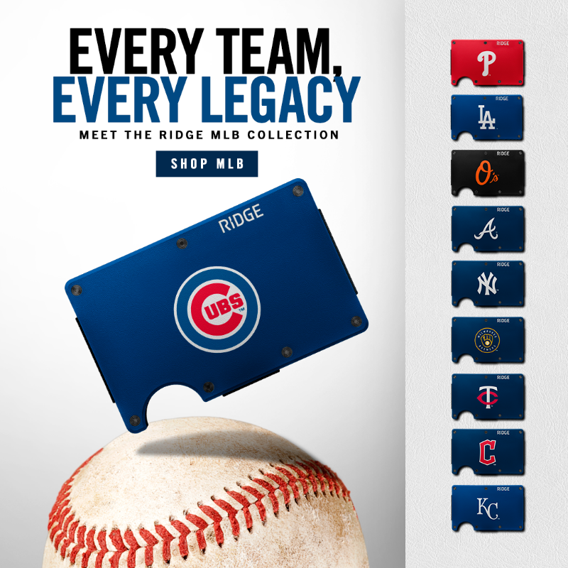 ridgewallet's tweet photo. Guaranteed to be HIS FAVORITE Father's Day gift or your money back.
All-New MLB Ridge Wallets, available in all 30 teams.