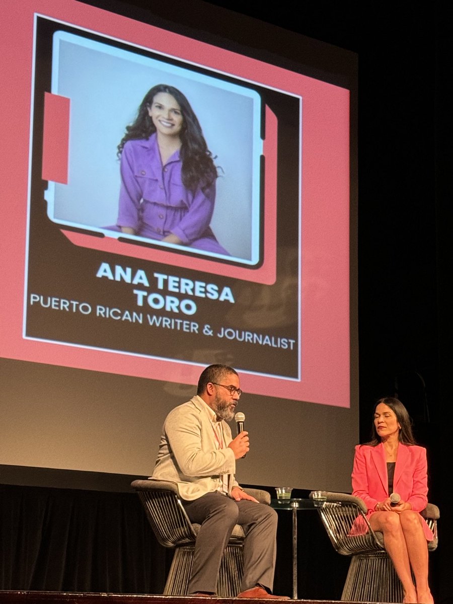 Wrapping up ⁦<a href="/AAAEducators/">AAAE</a>⁩ 1st night speakers w/ writer &amp; artist ⁦<a href="/anateresatoro/">Ana Teresa Toro</a>⁩ “Stay curious… intensely curious!”