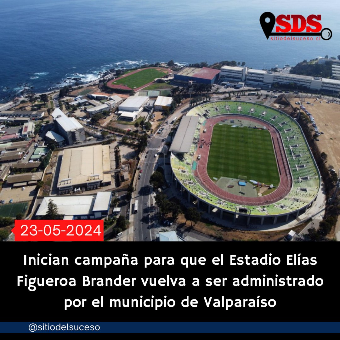 Inician campaña para que el Estadio Elías Figueroa Brander y otros recintos deportivos vuelvan a ser administrados por el municipio de Valparaíso Detalles en ➡️ sitiodelsuceso.cl/2024/05/23/ini…