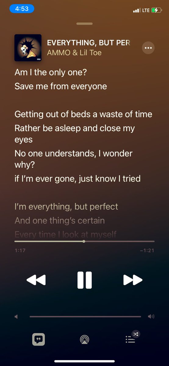 Egosdeath_'s tweet photo. I’m everything, but perfect https://t.co/mW3bbgSTTm