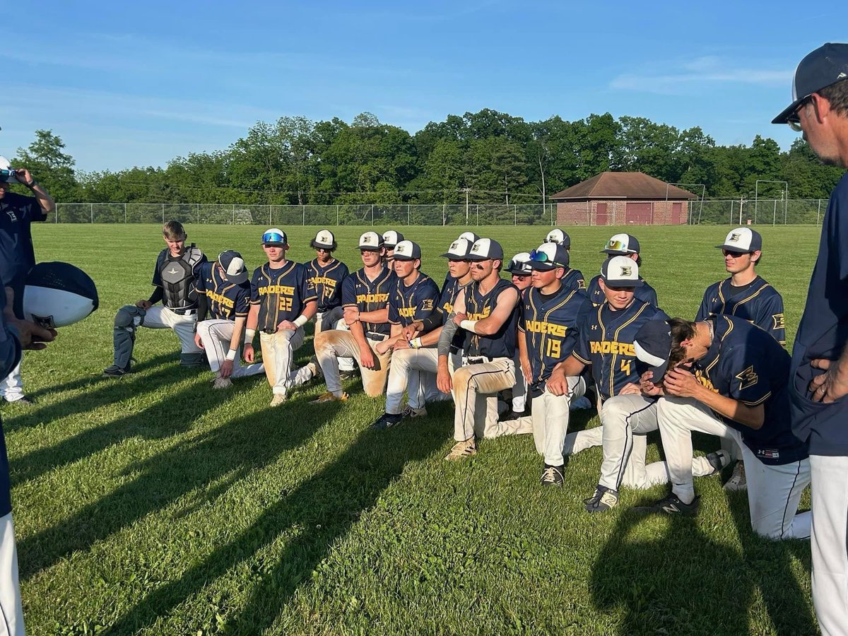 The District III 4A Baseball Championship will feature ELCO (8) vs. East Pennsboro (2) on Tuesday, 5/28 @ Earl Wenger Field - time TBA. Championship game tickets will be sold online at $8. ⚾️ #ElcoExcellence #GoRaiders @LebCoSports1 @ERbaseball17067 @brad_kreiser @elcosd 🔵🟡