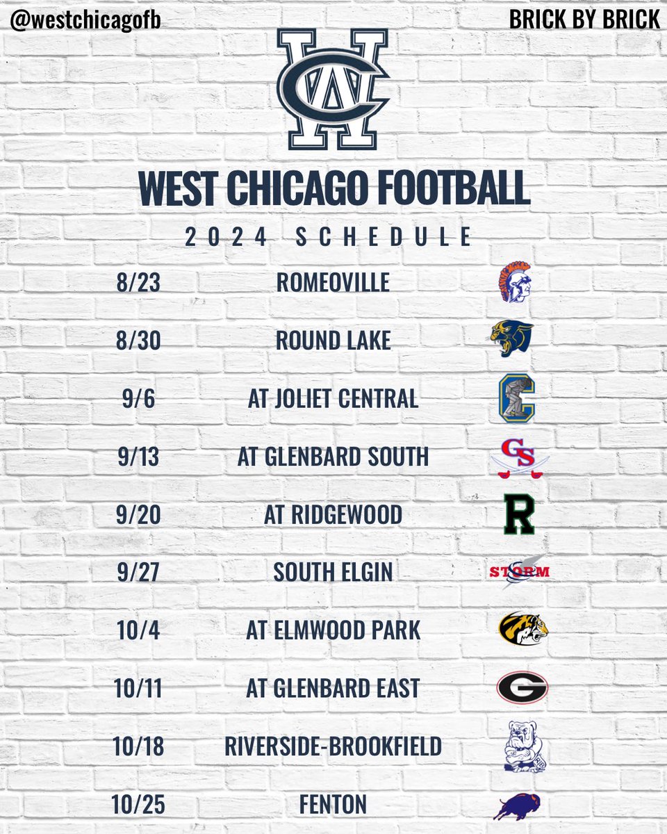 Here is your 𝐎𝐅𝐅𝐈𝐂𝐈𝐀𝐋 2024 Wildcat football schedule <a href="/WeGoAthletics/">WeGoAthletics</a> #BBB