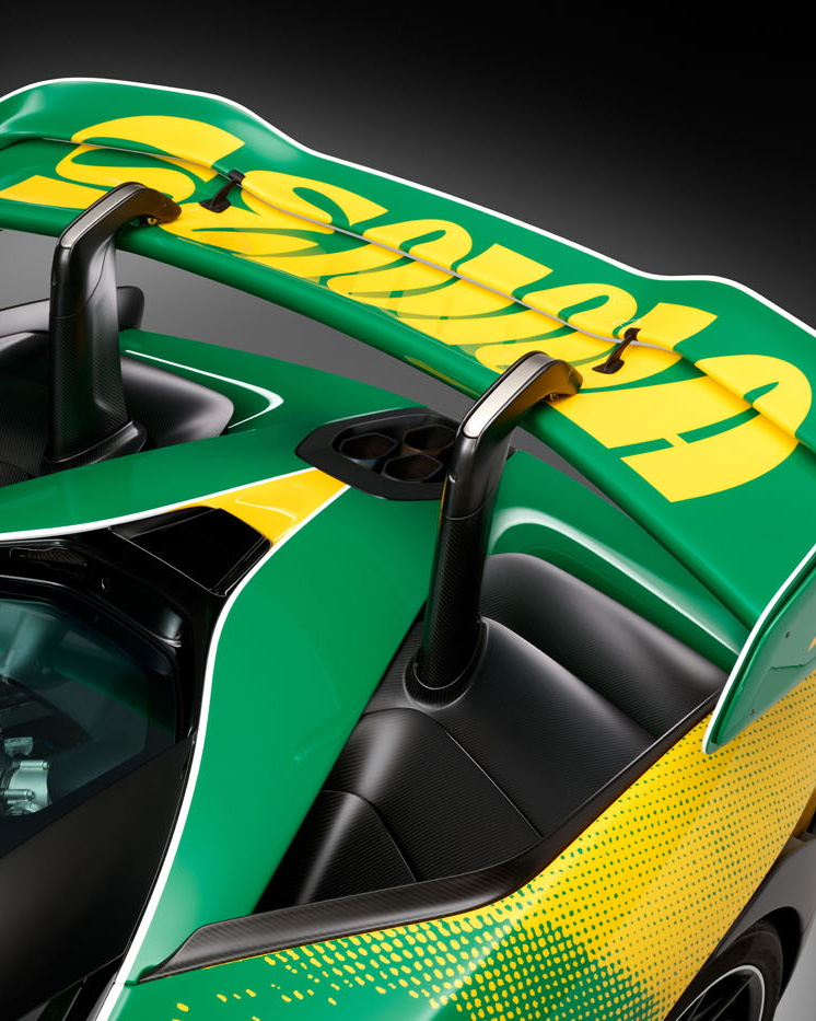 McLaren Honors Ayrton Senna with the new One-Off Senna Sempre The stunning bespoke paintwork depicts Senna’s face, beautifully vibrant color gradients, and incredible hand-painted details