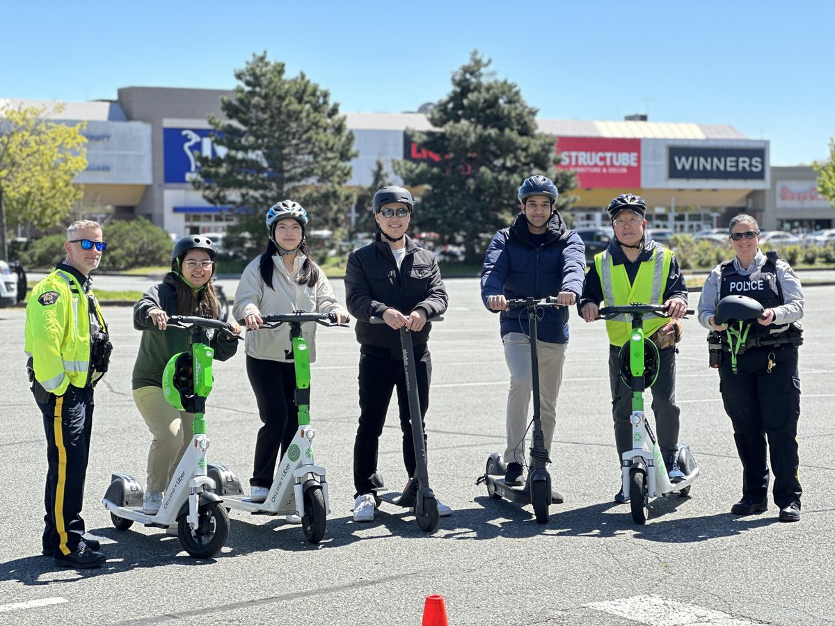 🛴💨 Calling all e-scooter enthusiasts! Join us for some fun learning for FREE at our E-scooter Skills Challenge! 📅 Mark your calendars for Saturday, June 1, from 10 AM to 2 PM at the northwest parking lot of the Lansdowne Centre! @ICBC @Richmond_BC #RichmondBC