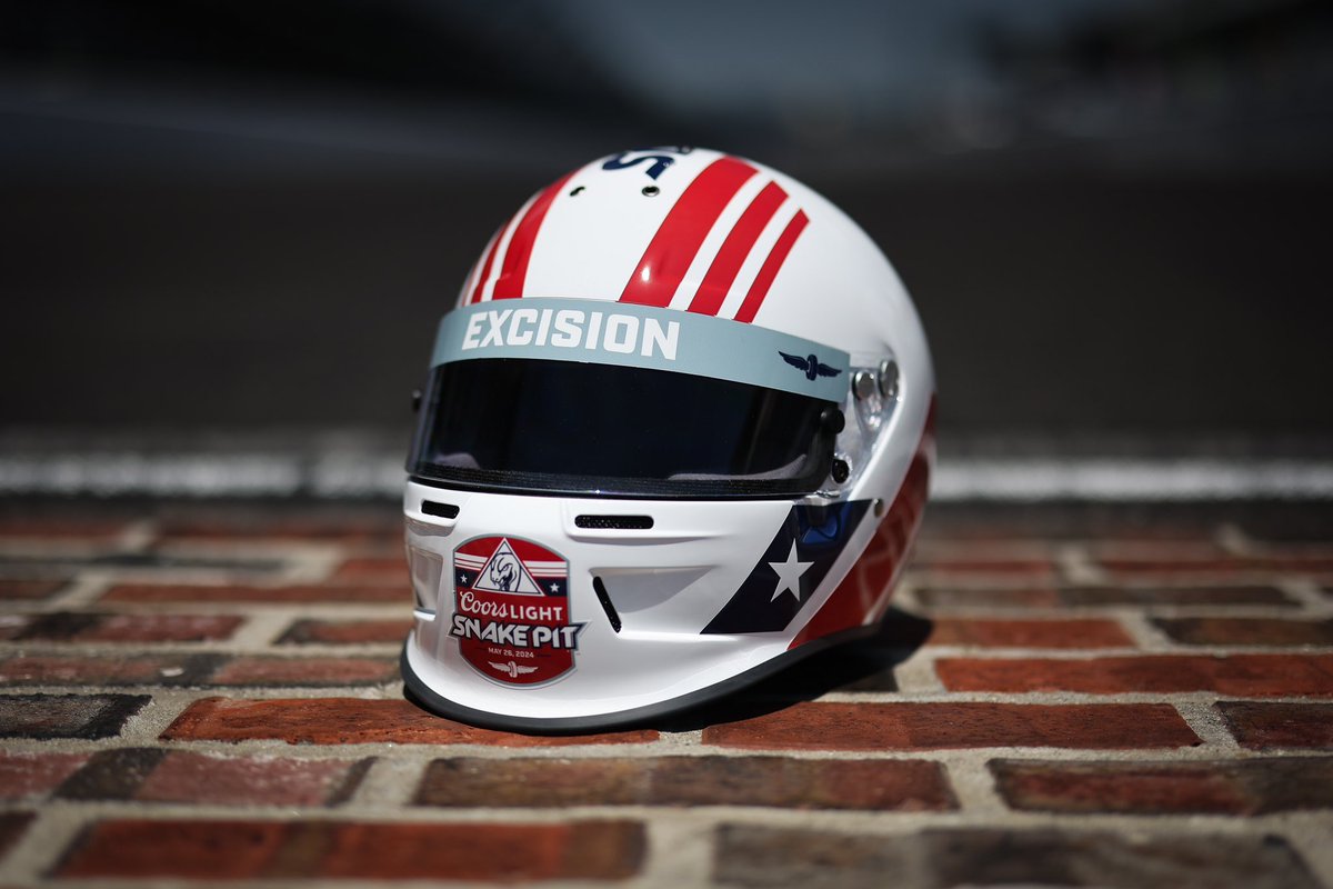 sick lids huh? 🤩 got some sweet #Indy500 helmets waiting for our @CoorsLight #SnakePit artists #ThisIsMay | #INDYCAR