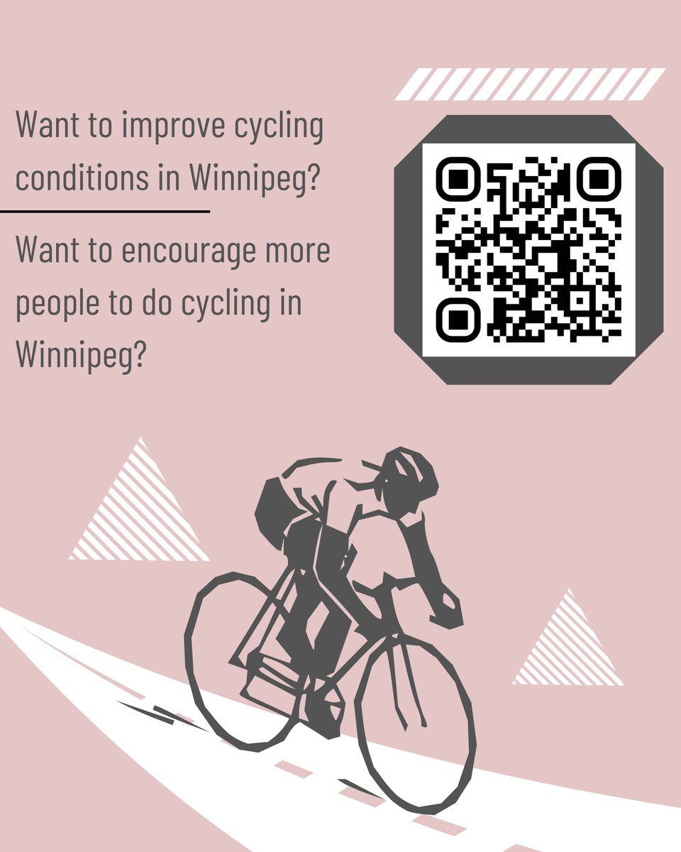 Students from Red River College in the Technology Management Program have developed a survey about the safety perception on cycling in Winnipeg. Check it out and add your input. forms.gle/55bCAvR3BEgHvL…