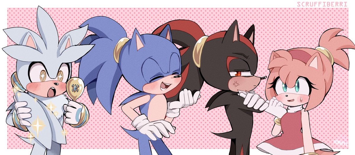 Hedgehogs with ponytails

#SonicTheHedgehog #ShadowTheHedgehog #SilverTheHedgehog #AmyRose