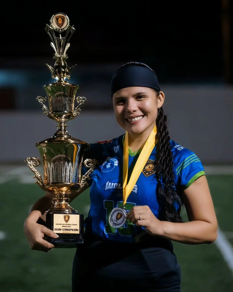 Voy a dejar este recuerdito aquí también 💙💚🐺 #FlagFootballPlayer 🏈