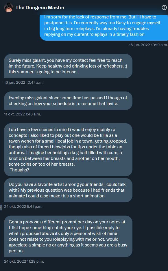 eirgallant's tweet photo. Repeat warning to Artists &amp; Users.

Do NOT interact and do not accept commissions from

- Thiji
- Thiji Higuri

He's a repeat offender of trying his luck with every artist to get his rp fantasies drawn with other OC's without their consent. https://t.co/8diiiKE40g