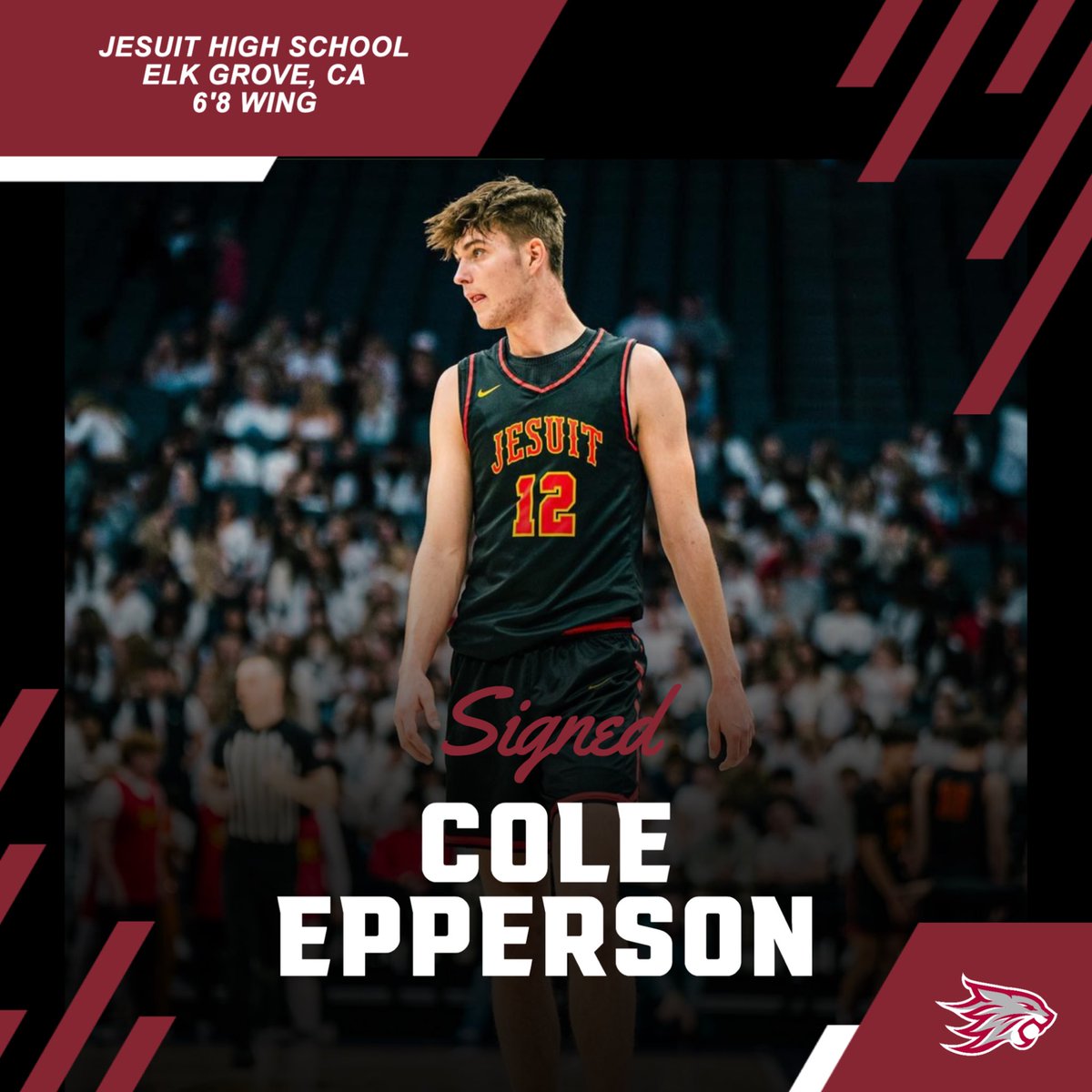 Introducing Cole Epperson to the #WildcatFamily!! 

Cole is coming off an impressive senior campaign at Jesuit High School, located in Sacramento where he averaged 15 PPG &amp; 7 RPG. He was named First-Team All-Delta league 3x times throughout his high school career.