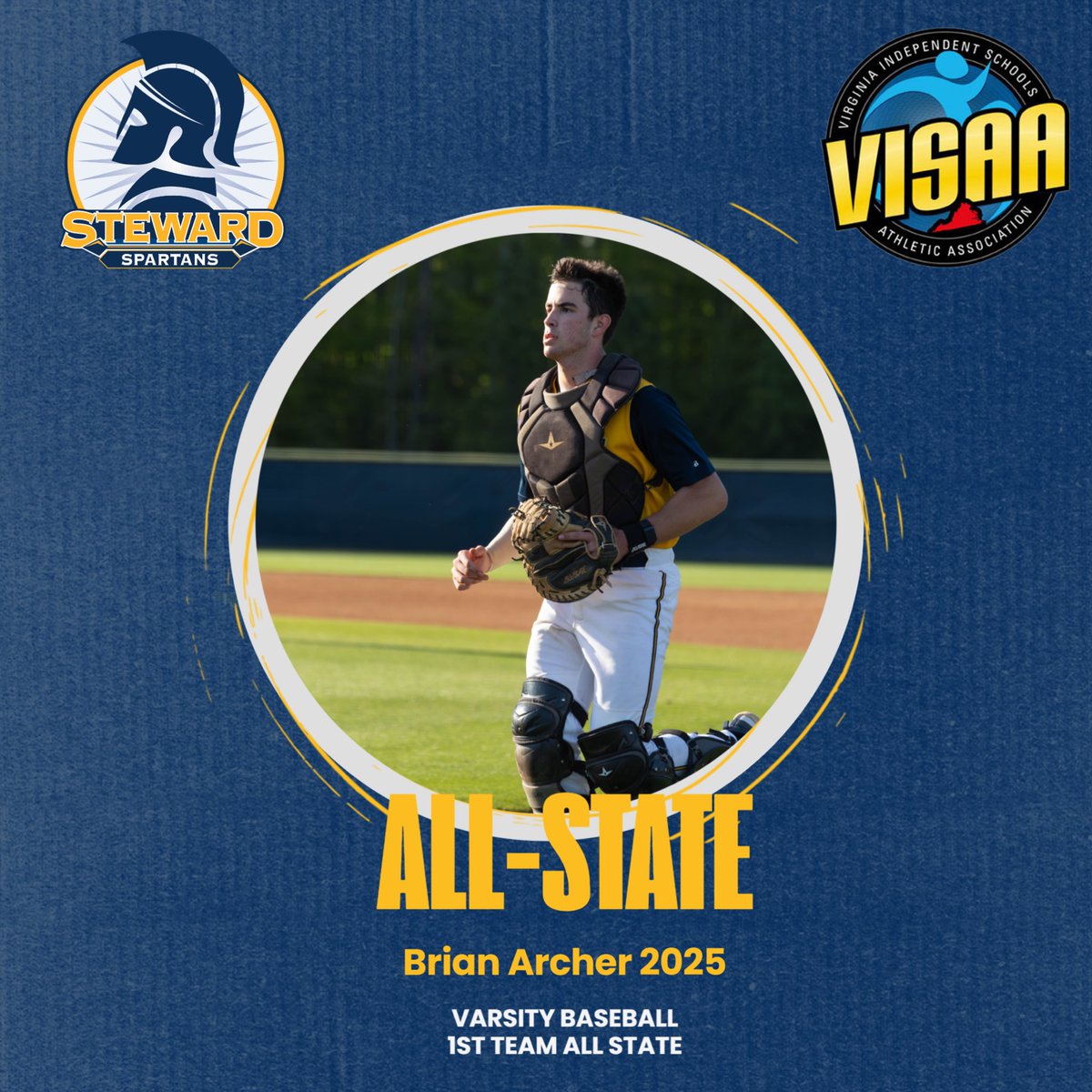 Congratulations to Brian Archer ‘25 for being named VISAA DII First Team All State in baseball!! #GoSpartans #804varsity @henricosports